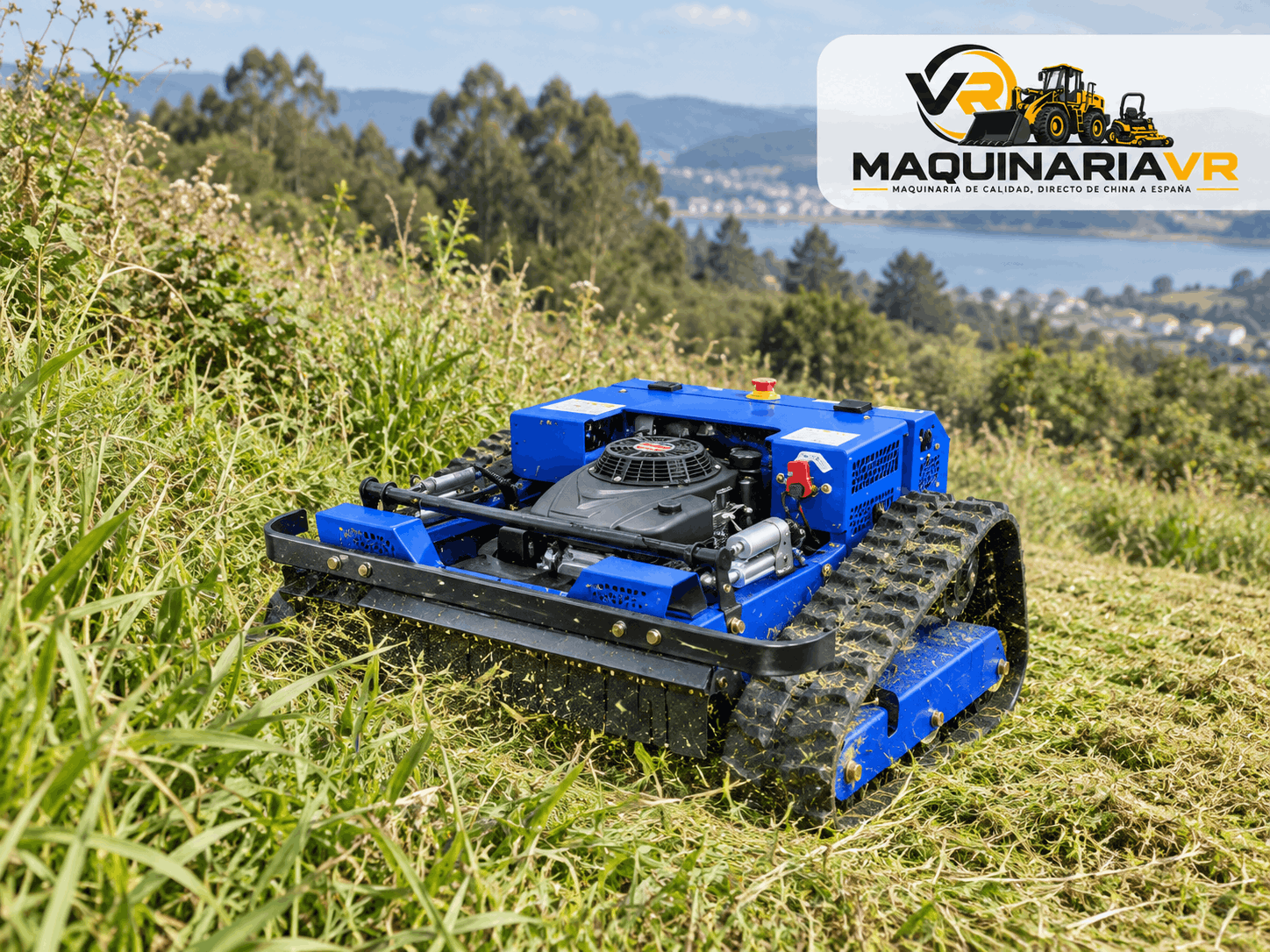 Maquinaria teledirigida para mantenimiento de terrenos