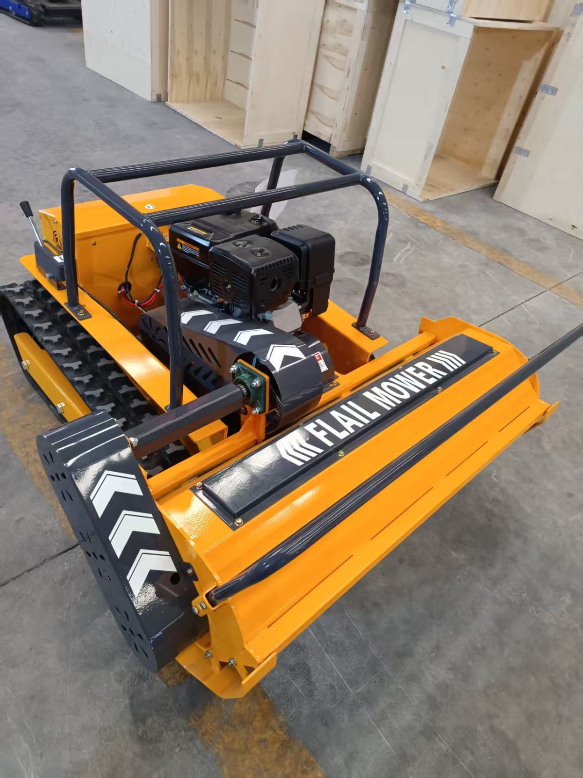 Maquinaria profesional preparada para trabajar