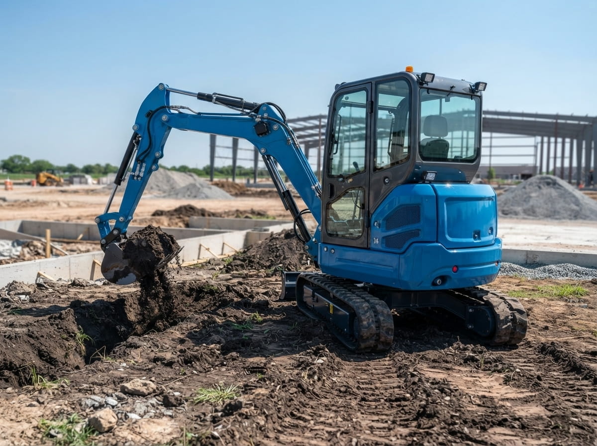 Miniexcavadora Rippa R22 con cabina para trabajos profesionales