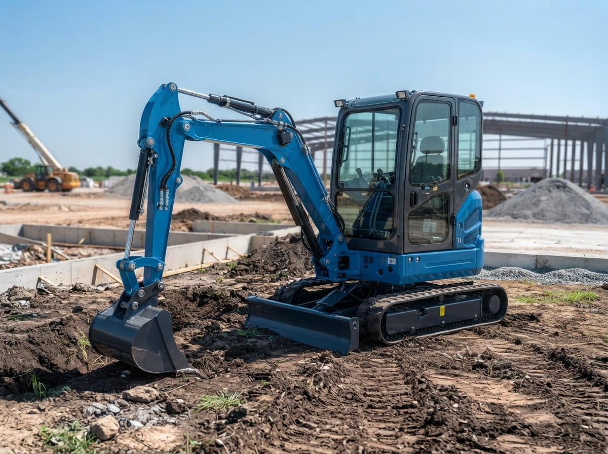 Vista principal de la miniexcavadora R22